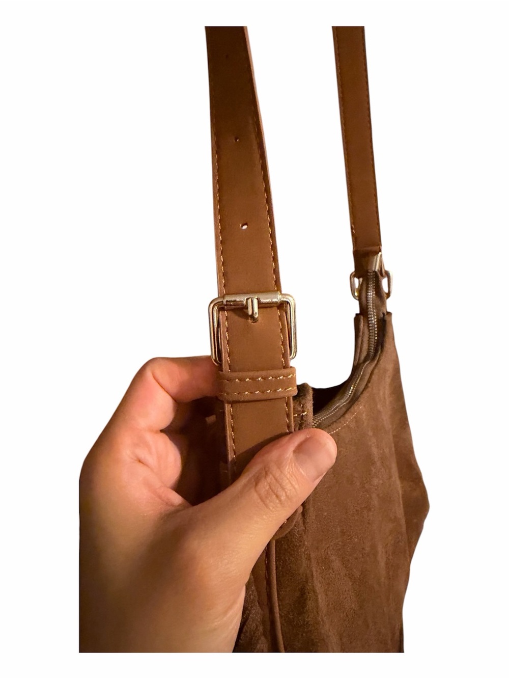 Fringe Crossbody Bag in Brown - Women Bags - Picture 3 of 4